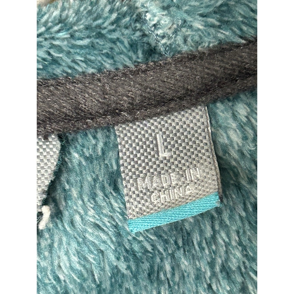 FREE COUNTRY Women's Fleece Hooded Jacket Full Zip Pockets Blue Size L Cozy - Picture 4 of 6